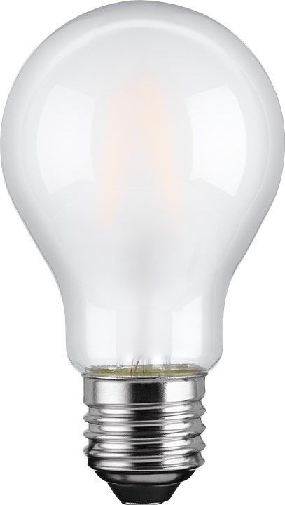 Goobay Lampadina LED E27 Bianco Caldo Satinato 7W con filamento Classe A++ - I-LED-E27-62WF