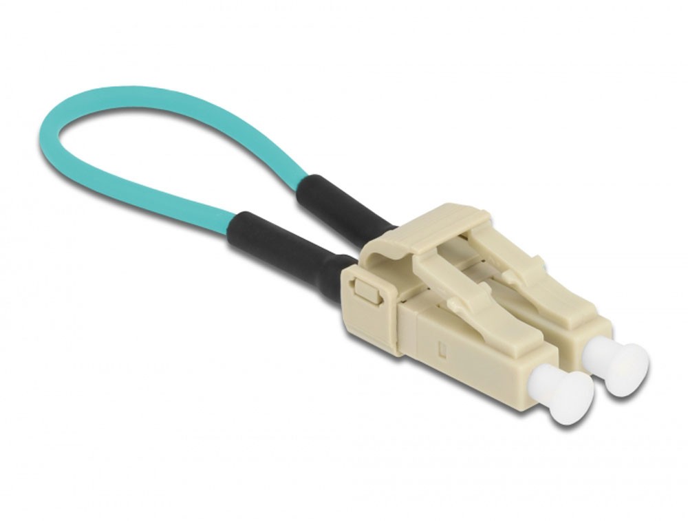 DeLOCK Cavo di Prova Accoppiatore Loopback Fibra Ottica Multimodale OM3 LC - ILWL-ADP-LCOM3