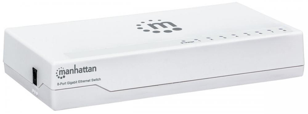 Manhattan I-SWHUB GB-080PEthernet Switch Gigabit 8 porte Desktop - I-SWHUB GB-080P