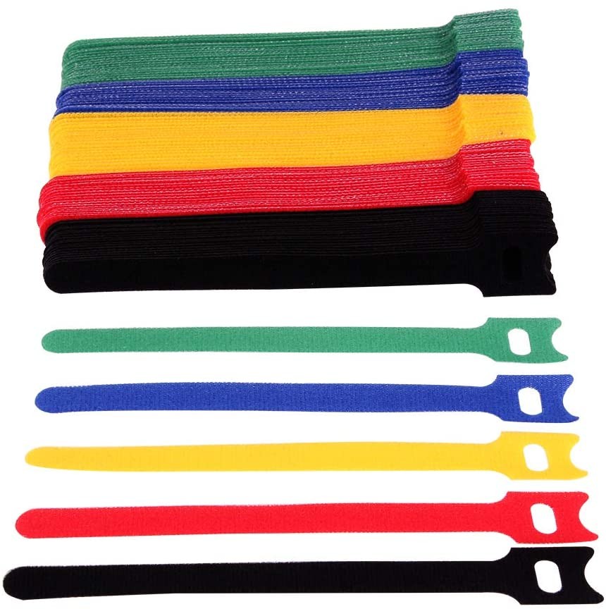 Techly 109528 fascetta Supporto per fascetta Velcro Multicolore 10 pz cod. ISWT-VEL10-COLT