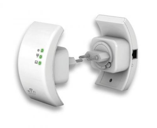 Techly Ripetitore Wireless 300N (Range Extender) con WPS (I-WL-REPEATER) cod. I-WL-REPEATER