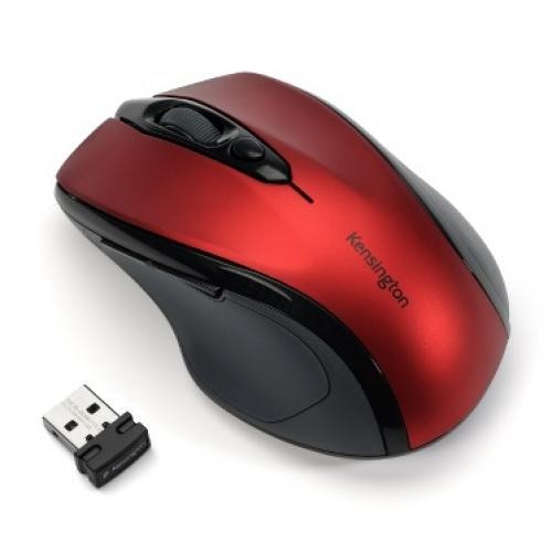 Kensington Mouse wireless Pro Fit® di medie dimensioni - rosso rubino cod. K72422WW