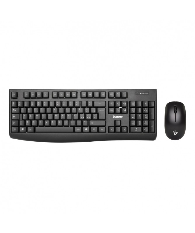 Vultech Kit tastiera e mouse Wireless cod. KM-821W