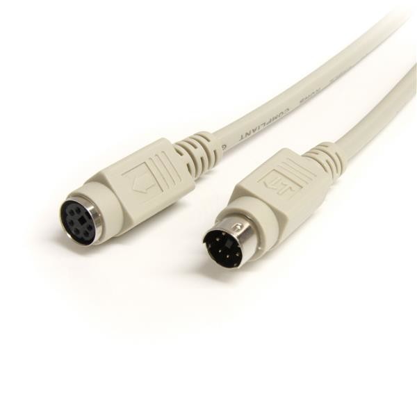 StarTech.com 6 ft. PS/2 Keyboard/Mouse Extension Cable cavo PS/2 1,83 m Beige cod. KXT102