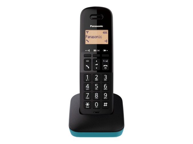 Panasonic KX-TGB610JT Telefono analogico/DECT Identificatore di chiamata Nero, Blu cod. KX-TGB610JTC