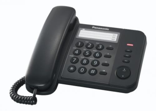 Panasonic TELEFONO FISSO - NERO - NO DISPLAY - NO VIVAVOCE - NO RUBRICA - KX-TS520EX1B