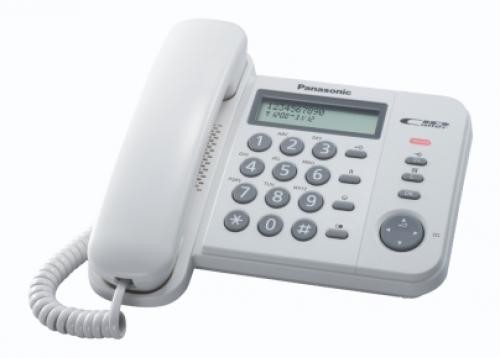 Panasonic KX-TS560EX1W telefono Telefono analogico Identificatore di chiamata Bianco cod. KX-TS560EX1W
