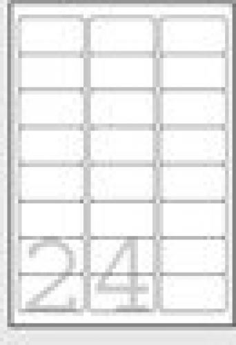 Avery L4773-20 etichetta autoadesiva Rettangolo con angoli arrotondati Permanente Bianco 480 pz cod. L4773-20