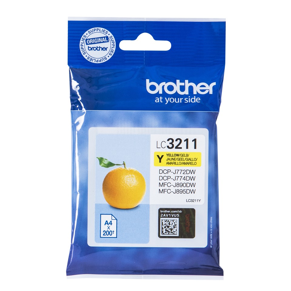 Brother LC3211Y cartuccia d'inchiostro 1 pz Originale Resa standard Giallo cod. LC-3211Y