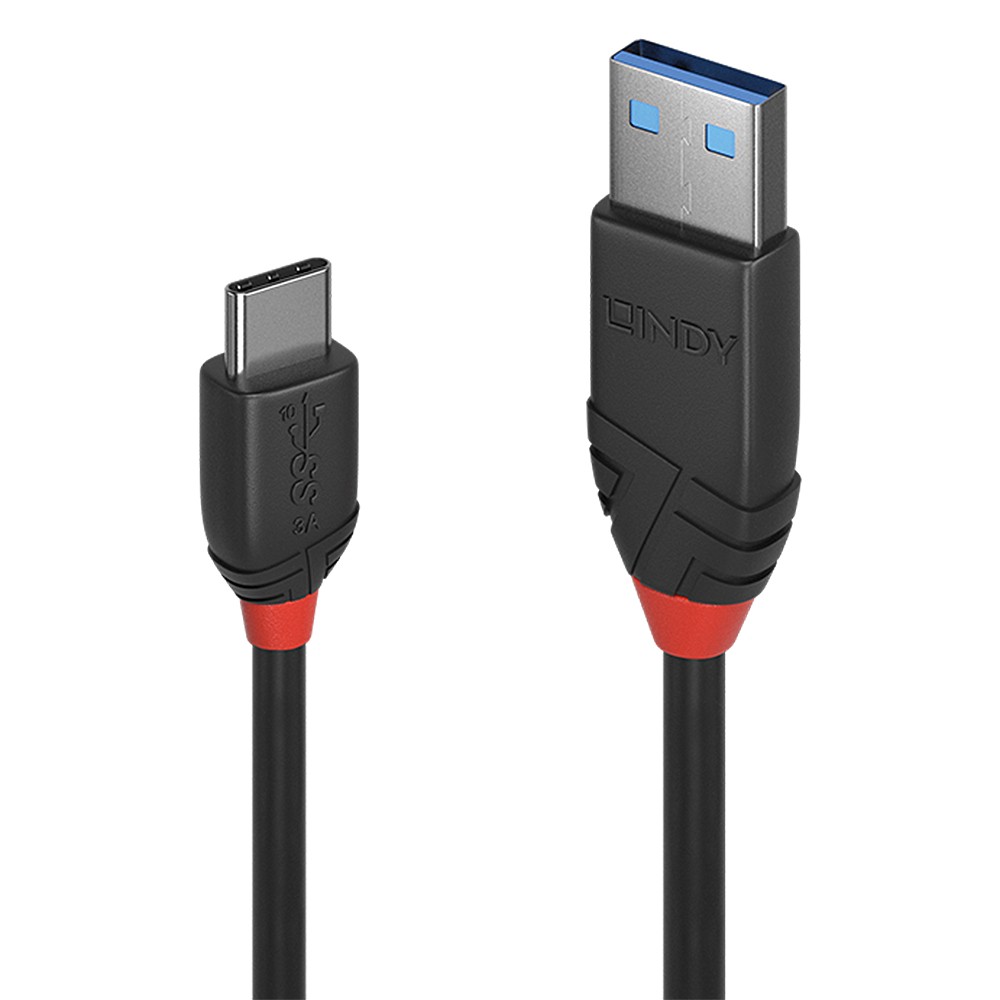 Lindy 36915 cavo USB 0,5 m USB 3.2 Gen 1 (3.1 Gen 1) USB A USB C Nero cod. LINDY36915