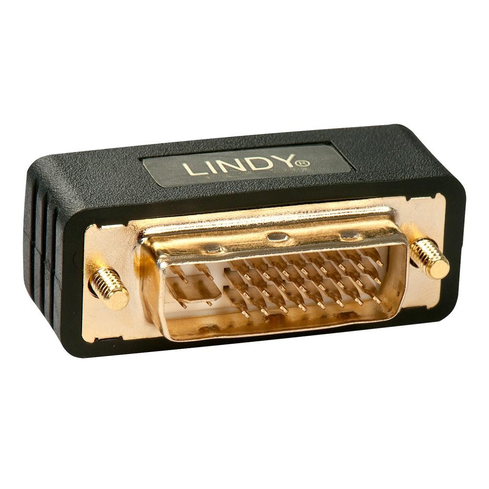 Lindy 41099 adattatore per inversione del genere dei cavi DVI-I DVI-D Nero cod. LINDY41099
