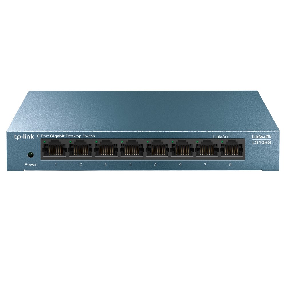 TP-Link LS108G switch di rete Non gestito Gigabit Ethernet (10/100/1000) Blu cod. LS108G