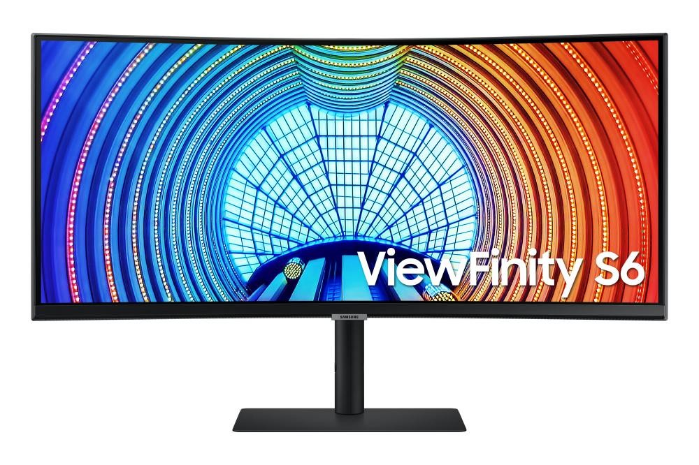 Samsung Monitor HRM ViewFinity S6 - S65UA da 34" WQHD Curvo cod. LS34A650UBUXEN