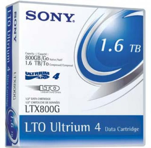 Sony Datacartridge LTO4 800 GB Nastro dati vuoto LTO 1,27 cm cod. LTX800G