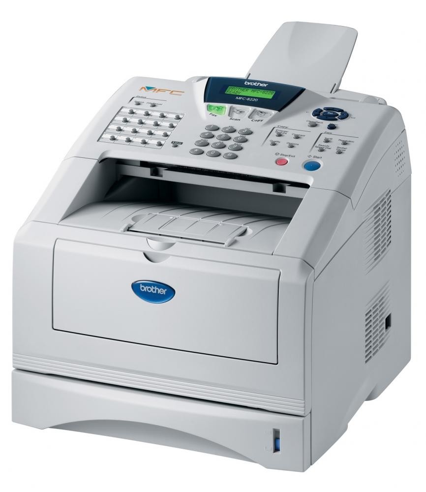 Brother Copia Stampa Scanner Fax 20cpm  20ppm  Usb 2.0  33.6kbps  Adf 30ff     Toner Incluso  Garanzia 1 Anno On-center - MFC-8220