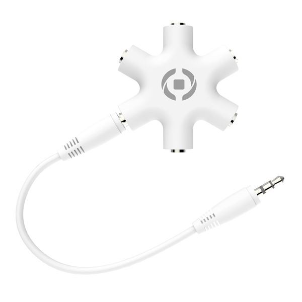 Celly MIX5LINEIN35WH splitter audio Bianco cod. MIX5LINEIN35WH