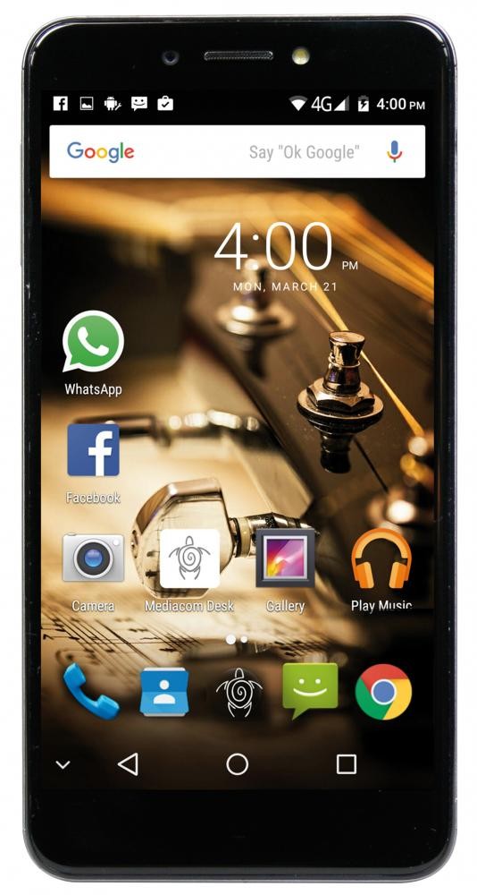 Mediacom PhonePad Duo S532U 13,5 cm (5.3") Doppia SIM Android 6.0 4G Micro-USB 2 GB 16 GB 2600 mAh Grigio cod. M-PPBS532U