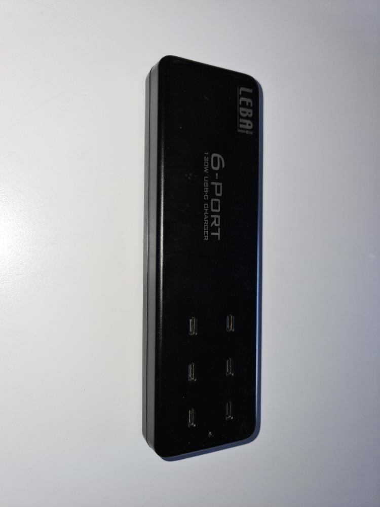 Leba NoteCharge NCHAR-UC6-20W-SC Caricabatterie per dispositivi mobili Tablet, Universale Nero USB Ricarica rapida Interno cod. NCHAR-UC6-20W-SC