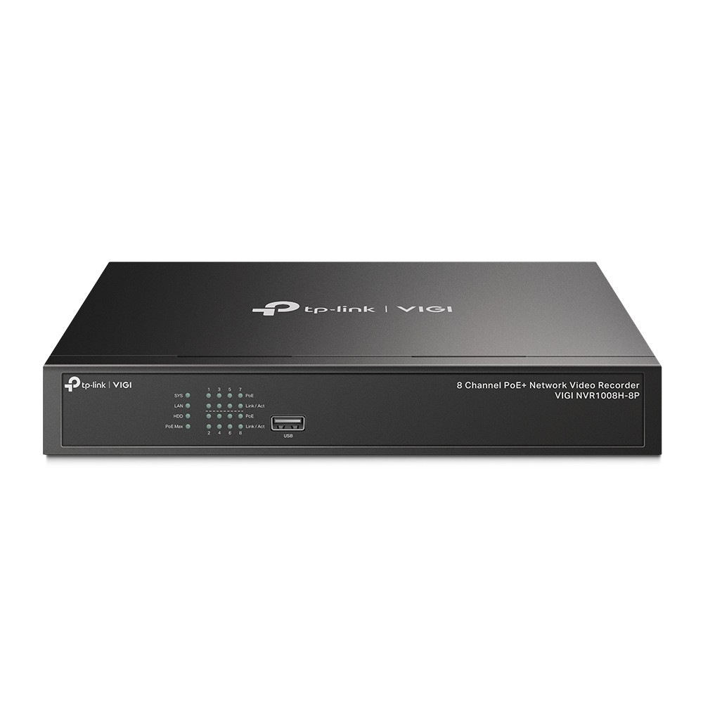 TP-Link TP-Link NVR IP 8 CHANNEL POE NETWORK - VIGI NVR1008H-8P-OUT