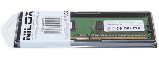 Nilox 1GB PC2-6400 memoria 1 x 1 GB DDR2 800 MHz cod. NXD1800H1C6