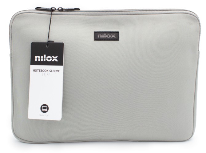 Nilox NXF1502 borsa per laptop 39,6 cm (15.6") Custodia a tasca Grigio cod. NXF1502