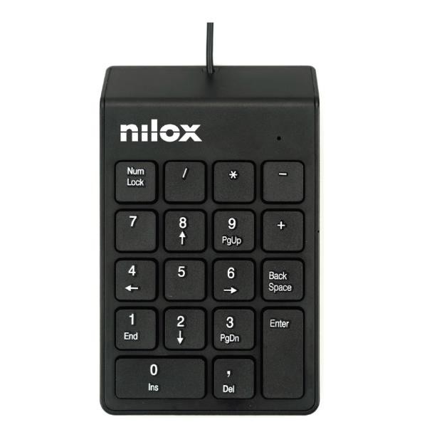 Nilox NUMERIC KEYBOARD tastiera USB Spagnolo Nero cod. NXKN0001