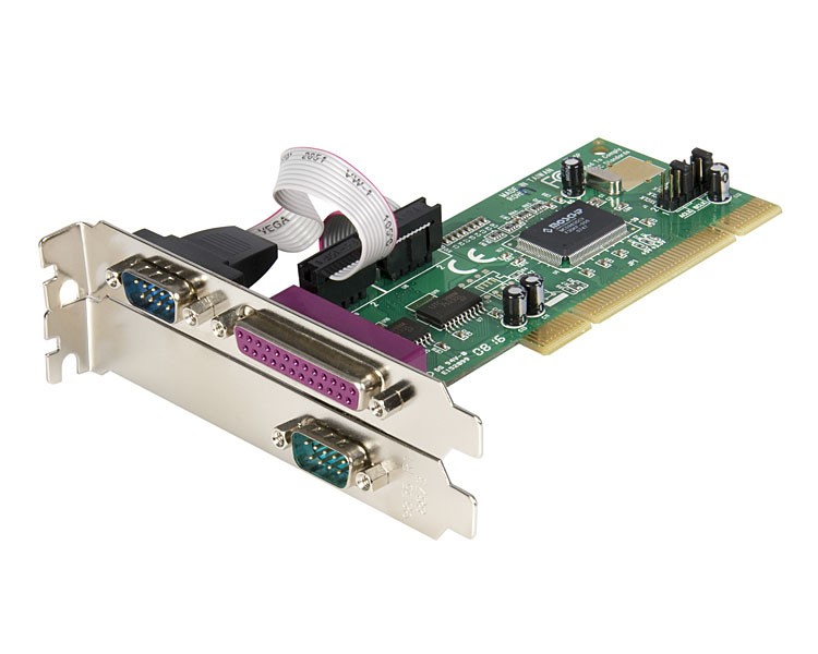 StarTech.com Combo card PCI seriale/parallela 2S1P con 16550 UART cod. PCI2S1P