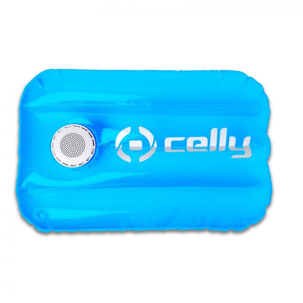 Celly Poolpillow Altoparlante portatile mono Blu, Bianco 3 W cod. POOLPILLOWLB
