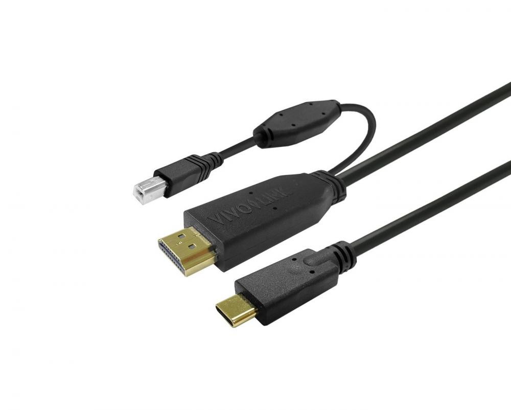Vivolink PROUSBCHDMIUSBB7.5 cavo USB USB 3.2 Gen 1 (3.1 Gen 1) 7,5 m USB C Nero cod. PROUSBCHDMIUSBB7.5