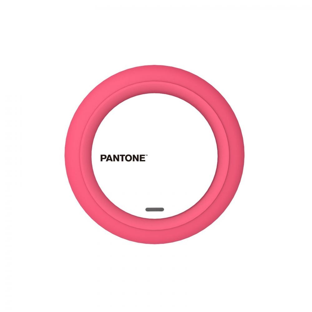 Pantone PT-WC001P Caricabatterie per dispositivi mobili Smartphone Rosa, Bianco USB Carica wireless Interno cod. PT-WC001P