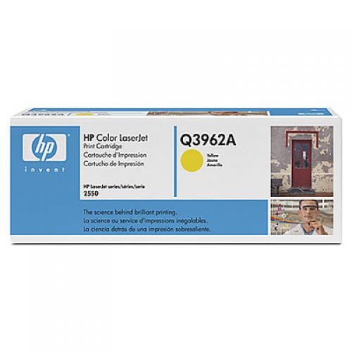 HP Color LaserJet Q3962A Yellow Print Cartridge - Q3962A