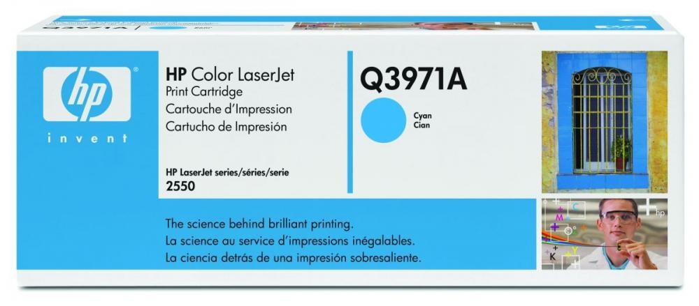 HP Color LaserJet Q3971A Cyan Print Cartridge - Q3971A