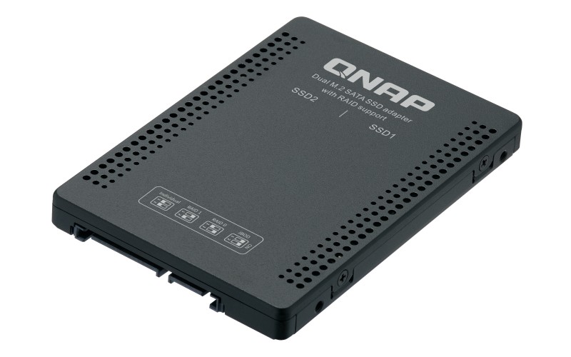 QNAP QDA-A2MAR contenitore di unità di archiviazione Box esterno SSD Nero M.2 cod. QDA-A2MAR