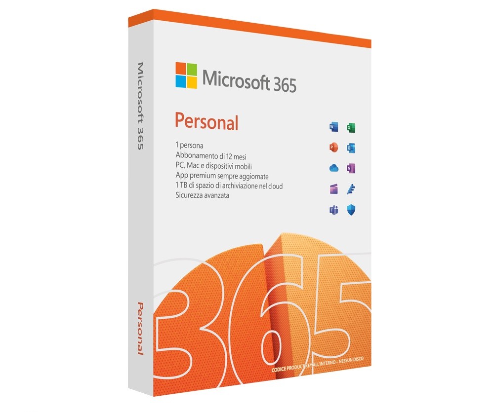 Microsoft 365 Personal 1 licenza/e Abbonamento ITA 1 anno/i cod. QQ2-01746