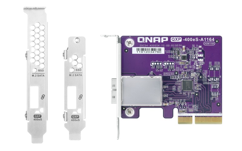 QNAP QXP-400ES-A1164 scheda di interfaccia e adattatore Interno Mini-SAS cod. QXP-400ES-A1164