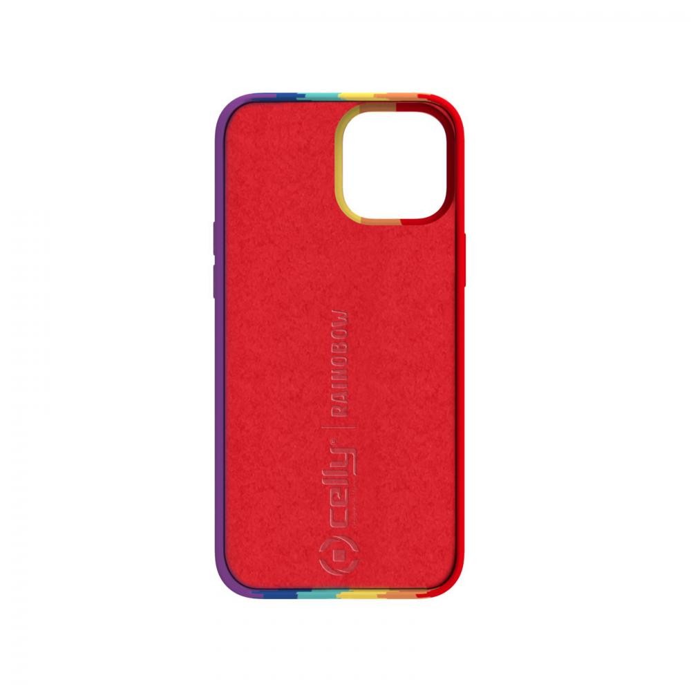 Celly RAINBOW iPhone 13 custodia per cellulare 15,5 cm (6.1") Cover Multicolore cod. RAINBOW1007
