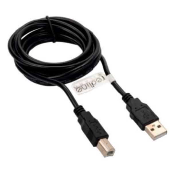 Redline CAVO USB A-B 2.0 NERO 1 8 M. - RDL4332