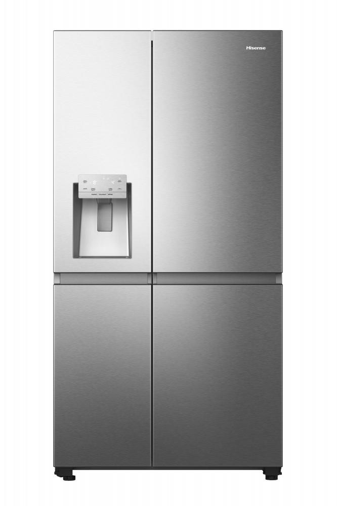 Hisense RS818N4TIE frigorifero side-by-side Libera installazione 632 L E Acciaio inossidabile cod. RS818N4TIE