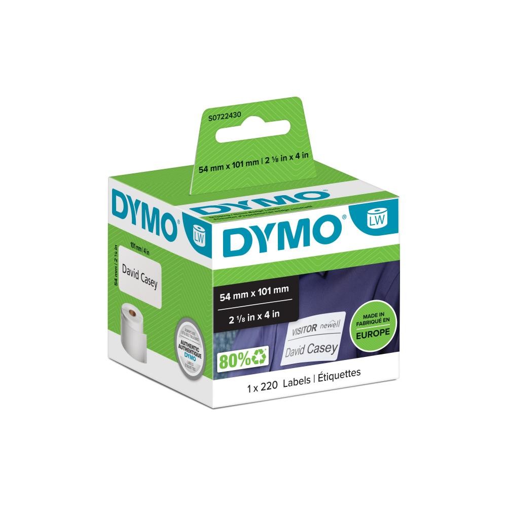 DYMO LW - Etichette di spedizione/badge nominativi - 54 x 101 mm - S0722430 cod. S0722430A