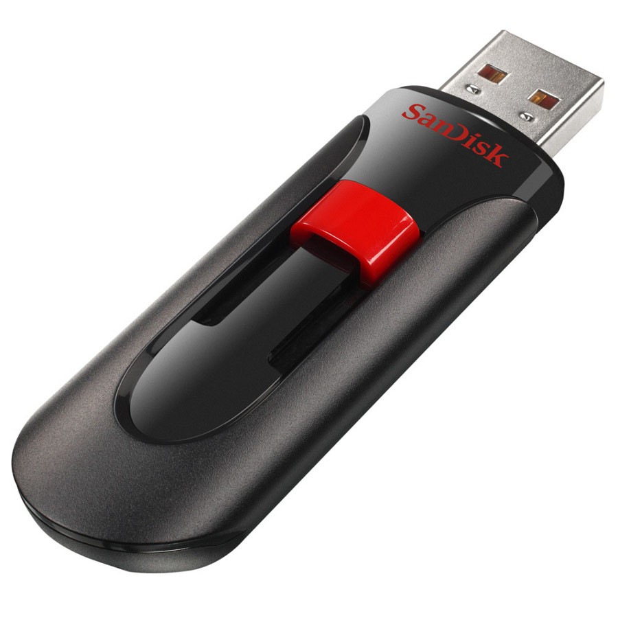 SanDisk Cruzer Glide unità flash USB 64 GB USB tipo A 2.0 Nero, Rosso cod. SDCZ60-064G-B35