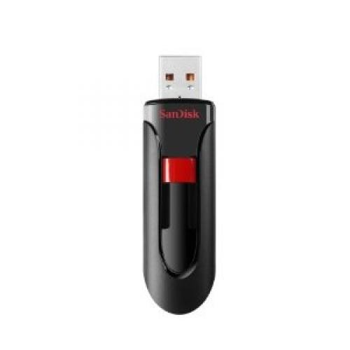 SanDisk Cruzer Glide unità flash USB 128 GB USB tipo A 2.0 Nero, Rosso cod. SDCZ60-128G-B35