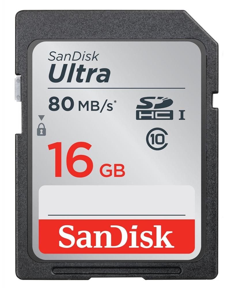SanDisk Ultra 16 GB SDHC UHS-I Classe 10 cod. SDSDUNC-016G-GN6IN