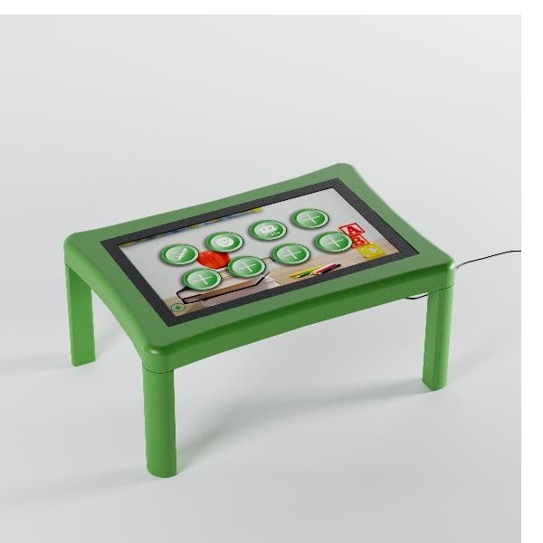 Wacebo T11L-C43G visualizzatore di messaggi Tavolo interattivo 109,2 cm (43") LED Wi-Fi 4K Ultra HD Verde Touch screen Processore integrato Android 11 cod. T11L-C43G