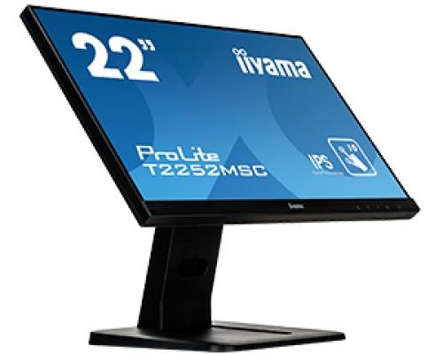 iiyama ProLite T2252MSC-B1 Monitor PC 54,6 cm (21.5") 1920 x 1080 Pixel Full HD LED Touch screen Nero cod. T2252MSC-B1