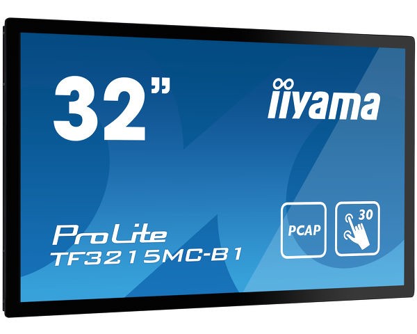 iiyama ProLite TF3215MC-B1 Monitor PC 81,3 cm (32") 1920 x 1080 Pixel Full HD LED Touch screen Chiosco Nero cod. TF3215MC-B1