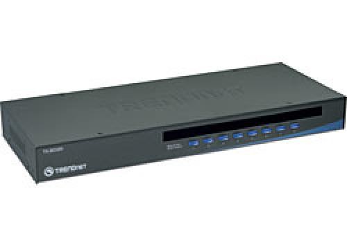Trendnet TK-803R 8-Port USB/PS/2 Rack Mount KVM Switch switch per keyboard-video-mouse (kvm) Montaggio rack cod. TK-803R