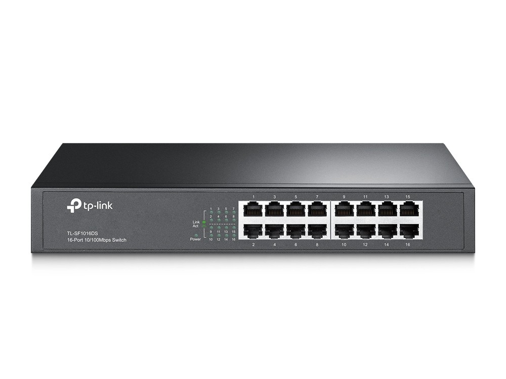TP-Link TP-Link SWITCH FAST ETHERNET 16 PORTE 10 100MBPS - TL-SF1016DS V4