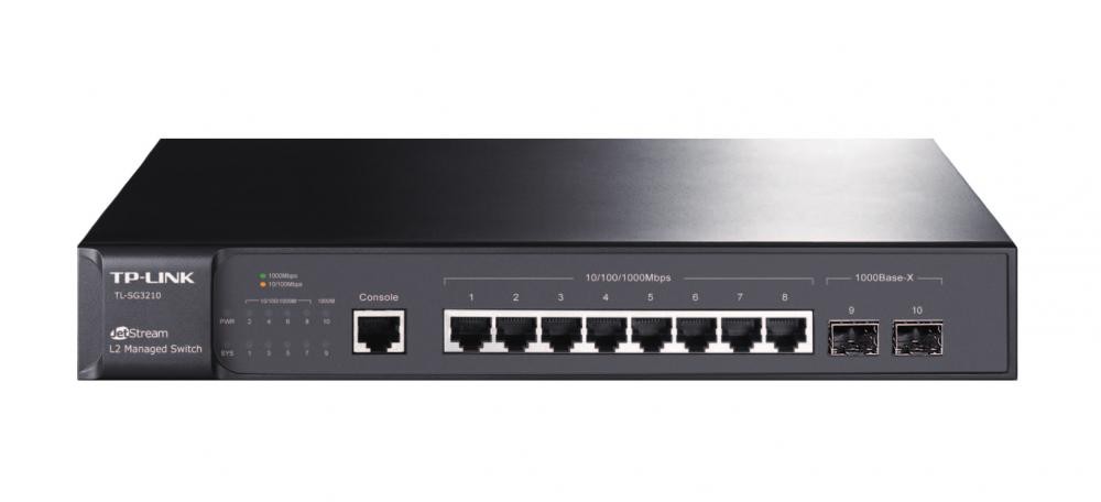 TP-Link TP-Link 8-PORT GB L2+ MANAGED SWITCH - TL-SG3210 V1
