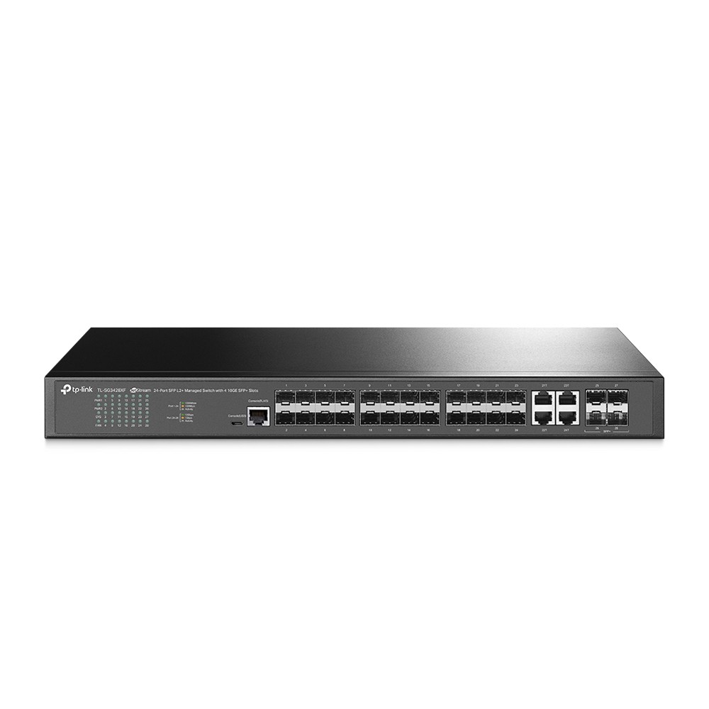 TP-Link JetStream TL-SG3428XF switch di rete Gestito L2+ 1U Nero cod. TL-SG3428XF