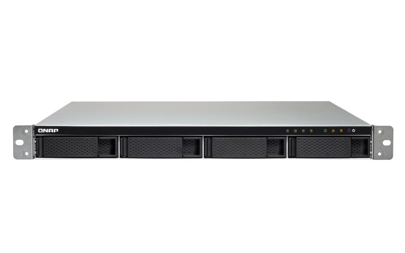 QNAP TS-432XU-RP Collegamento ethernet LAN Rastrelliera (1U) Nero NAS cod. TS-432XU-RP-2G